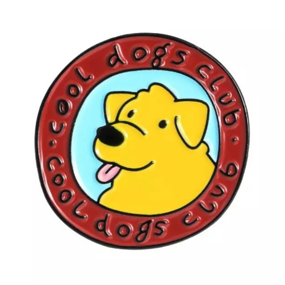 6/$30 Cool Dogs Club Enamel Pin